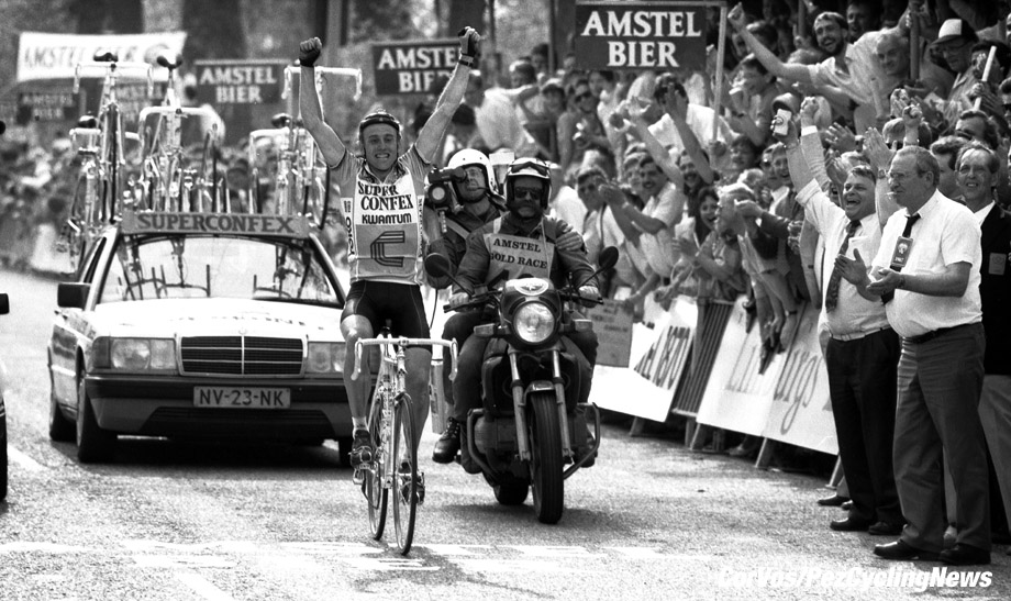 Maastricht - Netherlands - wielrennen - cycling - cyclisme - radsport - Joop ZOETEMELK   pictured during Amstel Gold Race 1987 - photo Cor Vos © 2018