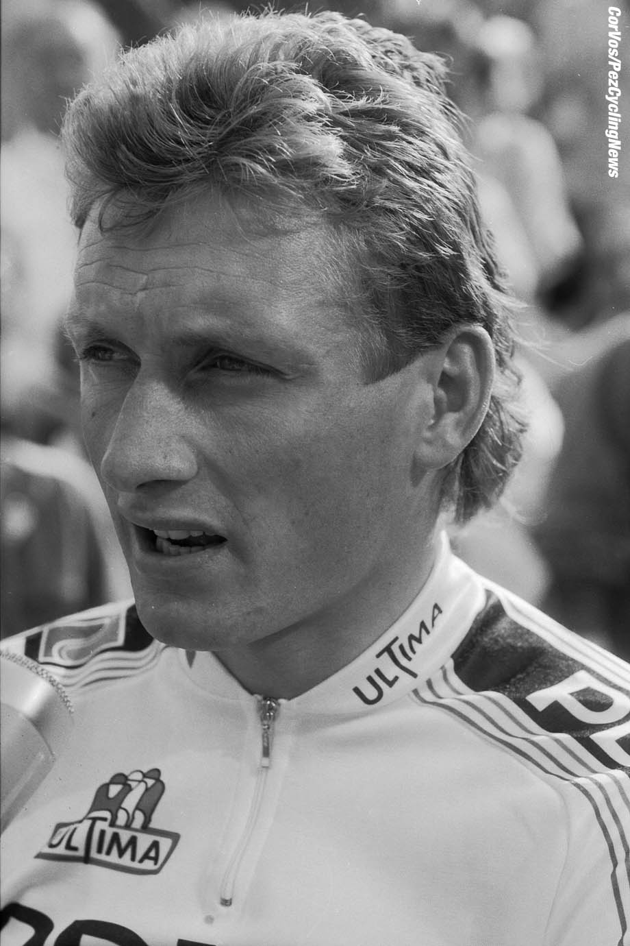 Maastricht - Netherlands - wielrennen - cycling - cyclisme - radsport -  Adrie - Adri VAN DER POEL   pictured during Amstel Gold Race 1987 - photo Cor Vos © 2018