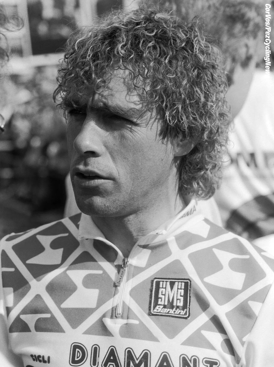 Maastricht - Netherlands - wielrennen - cycling - cyclisme - radsport -  Lucien VAN IMPE   pictured during Amstel Gold Race 1987 - photo Cor Vos © 2018