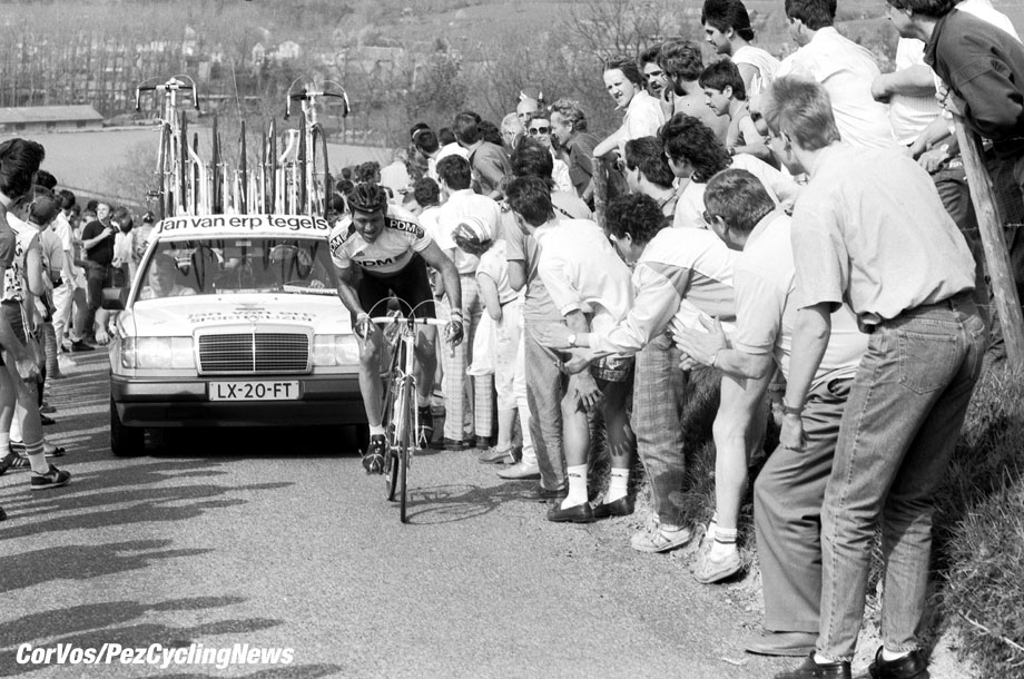 Maastricht - Netherlands - wielrennen - cycling - cyclisme - radsport -  Gerard VELDSCHOLTEN pictured during Amstel Gold Race 1987 - photo Cor Vos © 2018