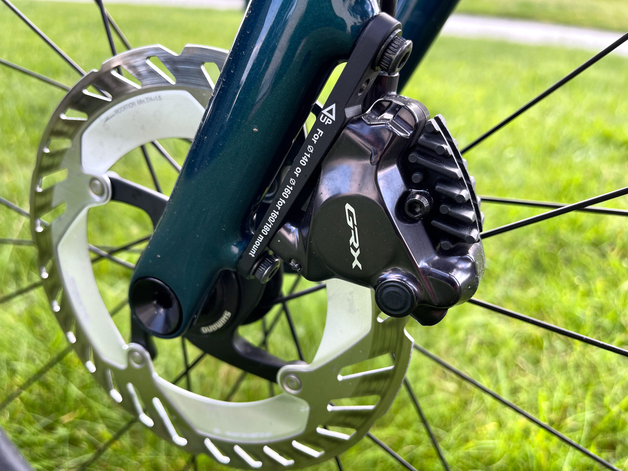 Shimano GRX Di2 12-speed Review front setup