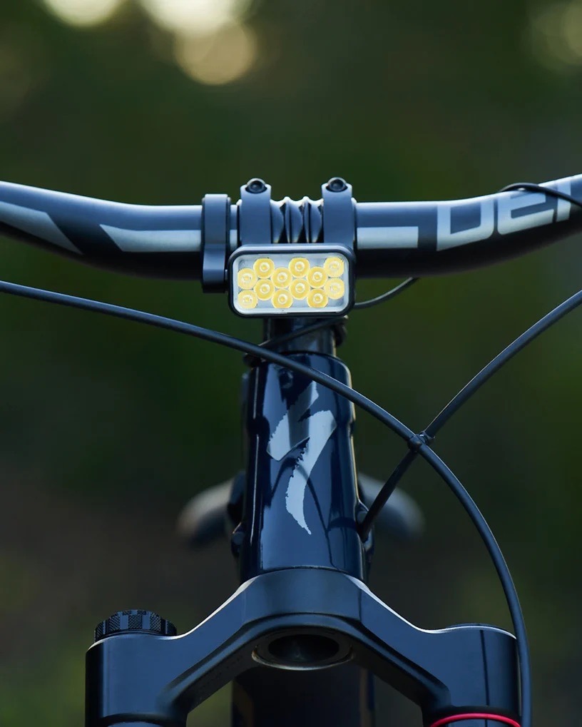 KNOG Rebrand and New Blind X Lights X 2300 front on bike